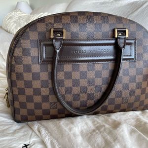 Authentic Luis Vuitton Damier Ebene Nolita Handbag Tote